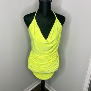 Neon mini dress